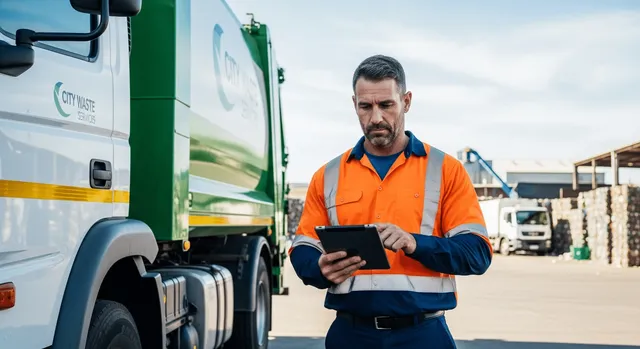 Waste management field service software