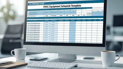 HVAC Equipment Schedule Template