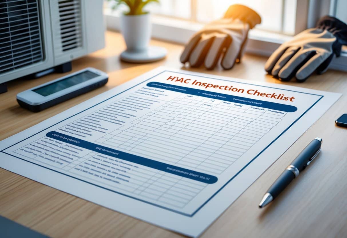 Printable HVAC Inspection Checklist Template